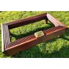 Deluxe Pet and Ashes Garden Grave Tidy (Mahogany) 