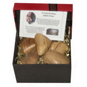 Wooden stones Presentation Box Set of 5 (MixedOaks)